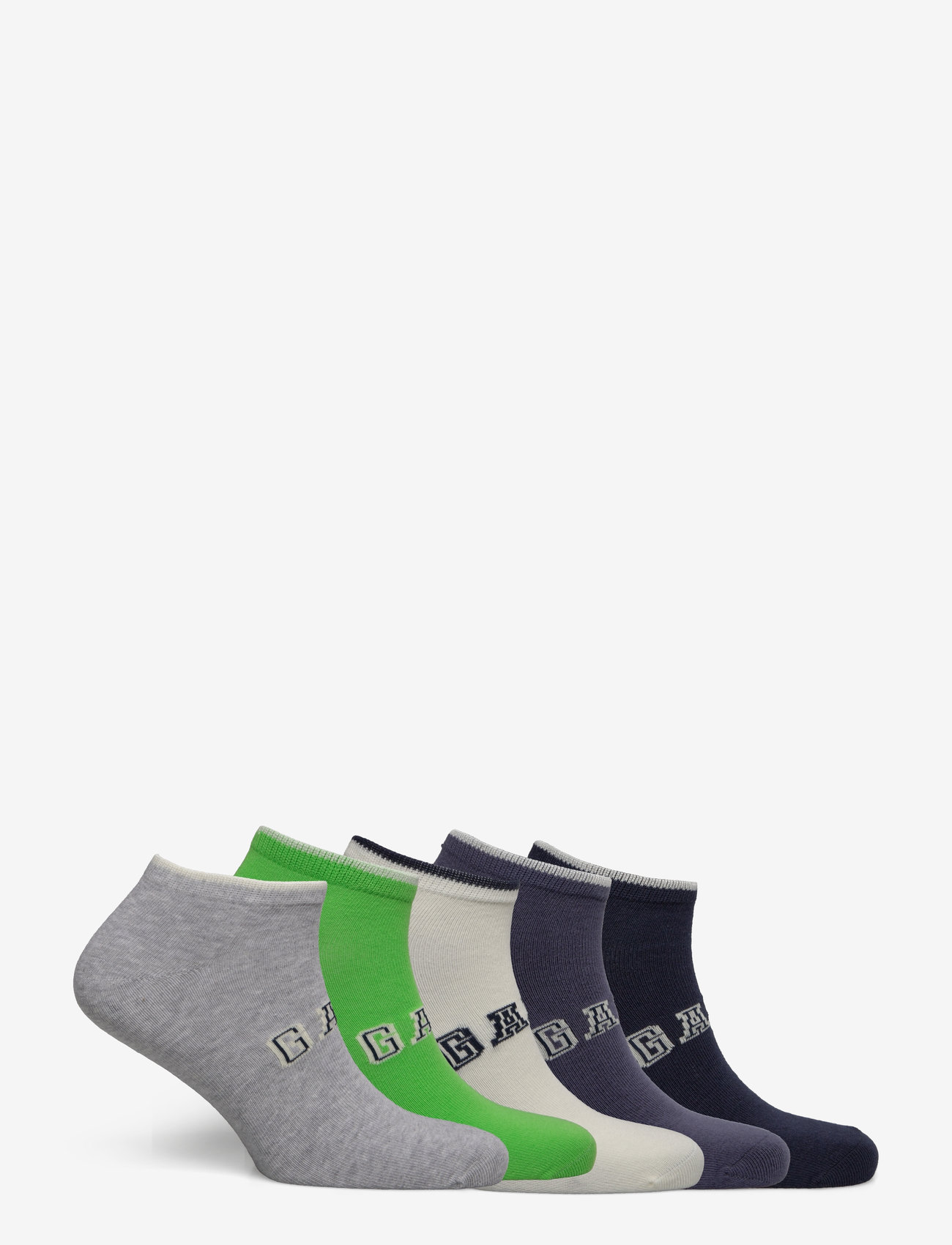 GANT - SNEAKER SOCKS 5-PACK - light grey melange - 1