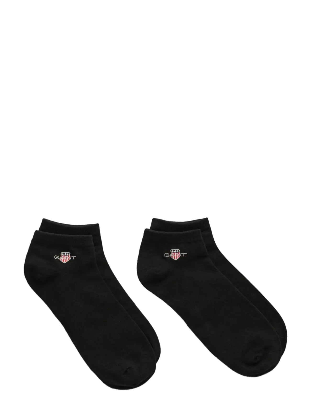 GANT SHIELD SNEAKER SOCKS 2-PACK - GANT - BLACK / black