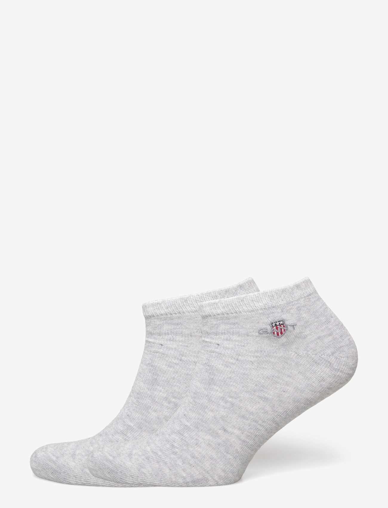 GANT - SHIELD SNEAKER SOCKS 2-PACK - light grey melange - 0