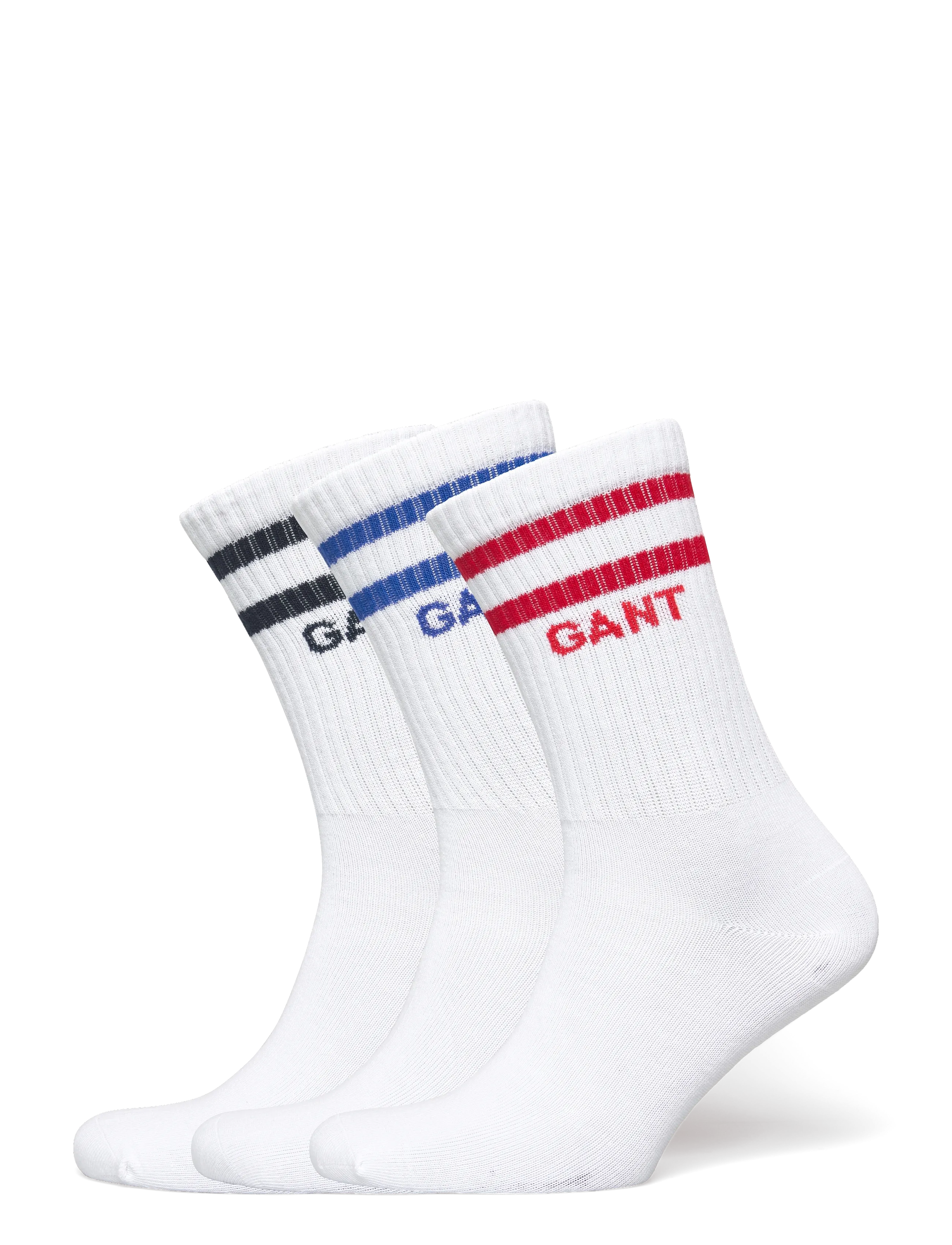 Gant SPORT SOCKS 3-PACK - Strumpor - WHITE / white