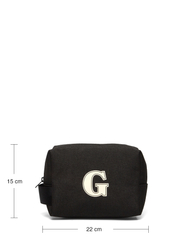 GANT - G BADGE WASH BAG - kulturtaschen - black - 5