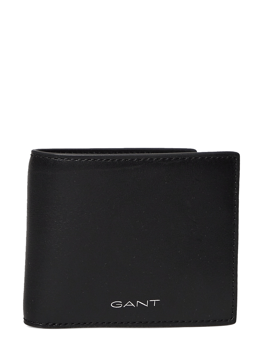Gant - LEATHER BIFOLD WALLET - korthållare - black - 2