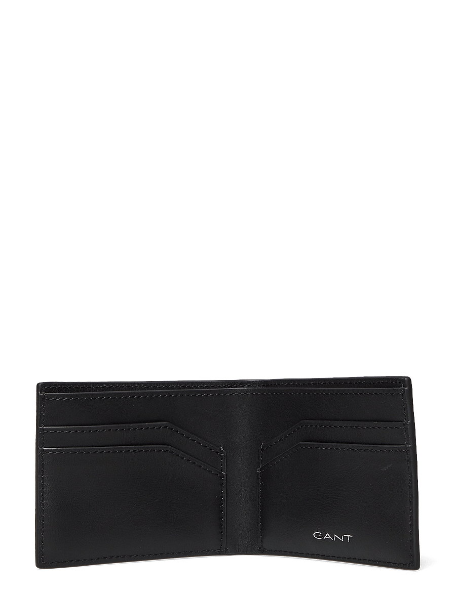 Gant - LEATHER BIFOLD WALLET - korthållare - black - 3