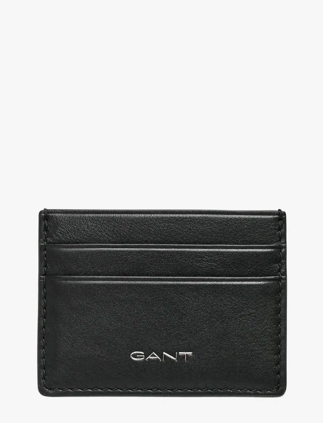 GANT - LEATHER CARD HOLDER - black - 1