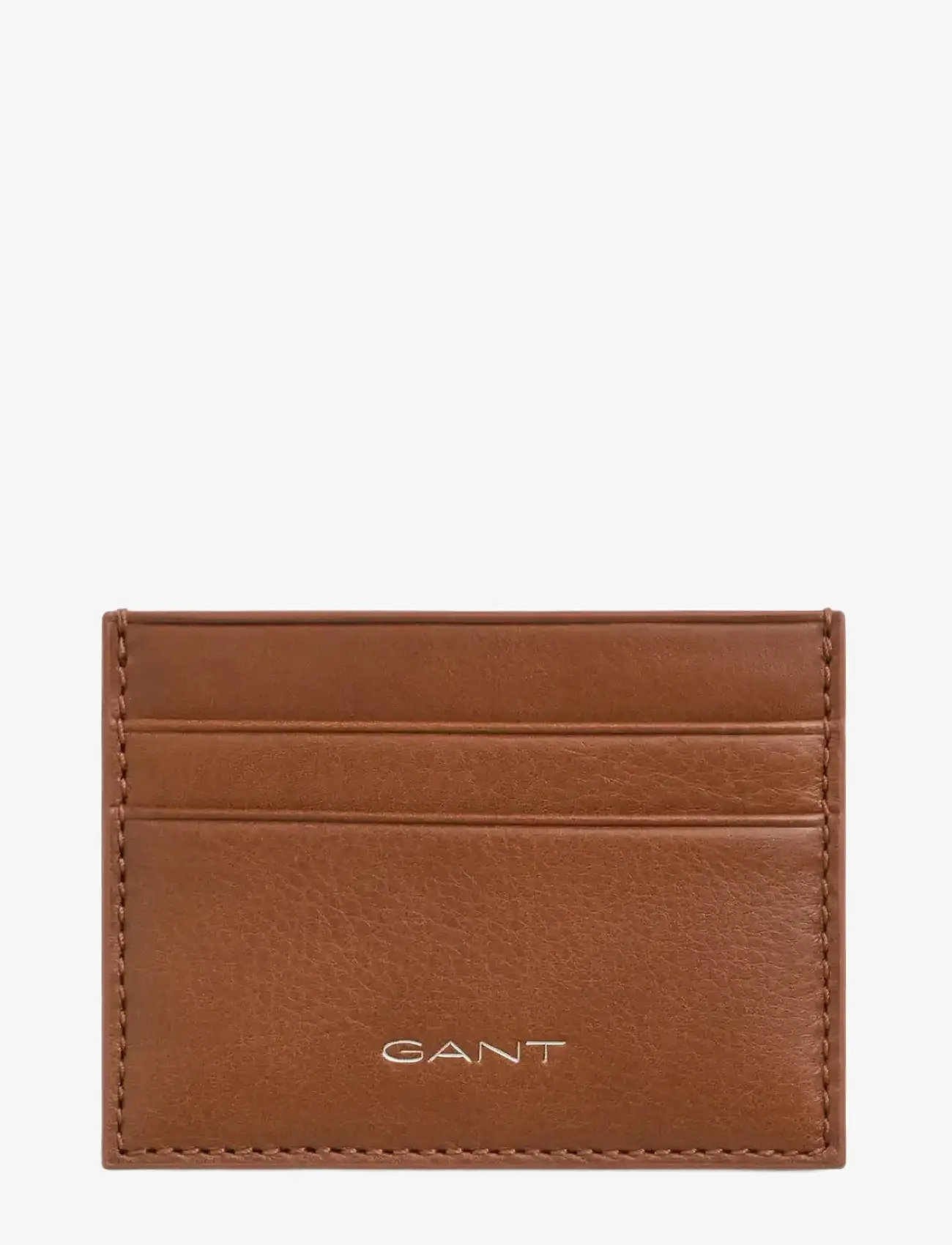 GANT - LEATHER CARD HOLDER - cognac - 0