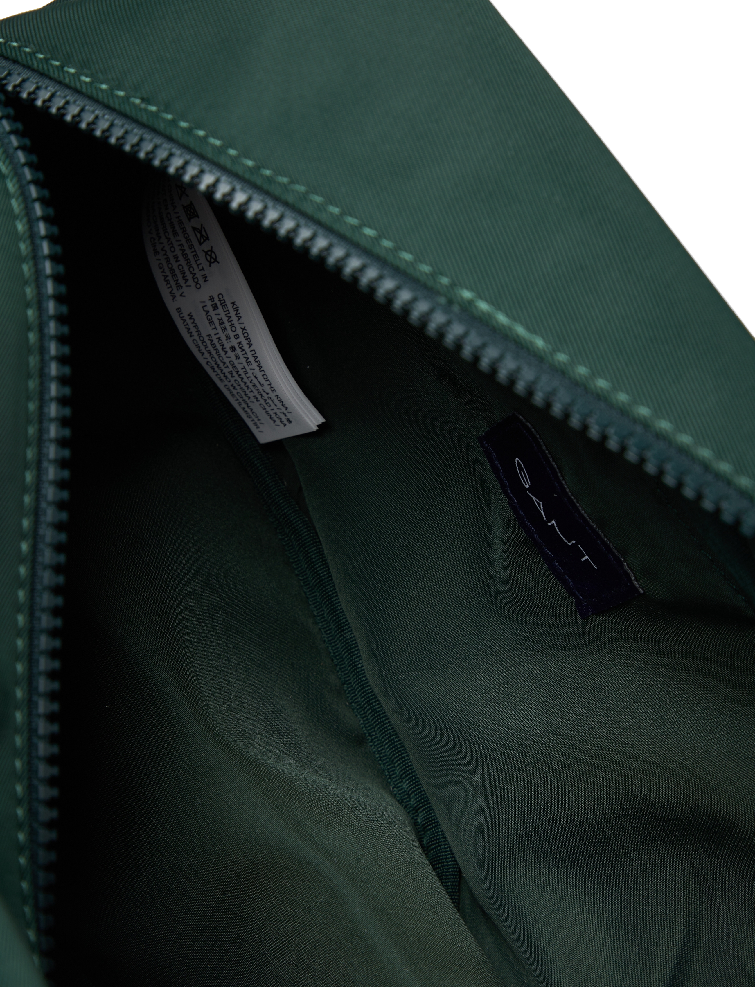 GANT - D1. BANNER SHIELD WASHBAG - tartan green - 4