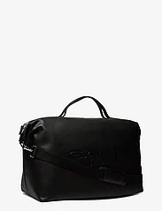 GANT - UNISEX. SLOUCHY LEATHER BAG - weekend bags - black - 2