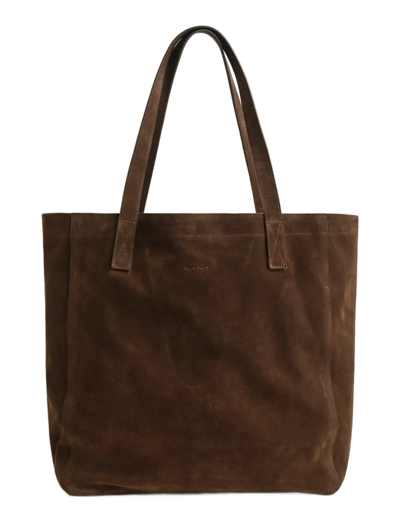 GANT SUEDE TOTE BAG - Shoppers - MAHOGANY BROWN / brown