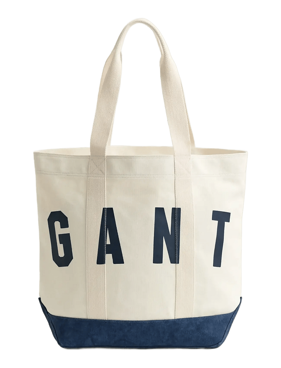 Gant - CONTRAST COLOR CANVAS TOTE BAG - shop efter anledning - cream - 1
