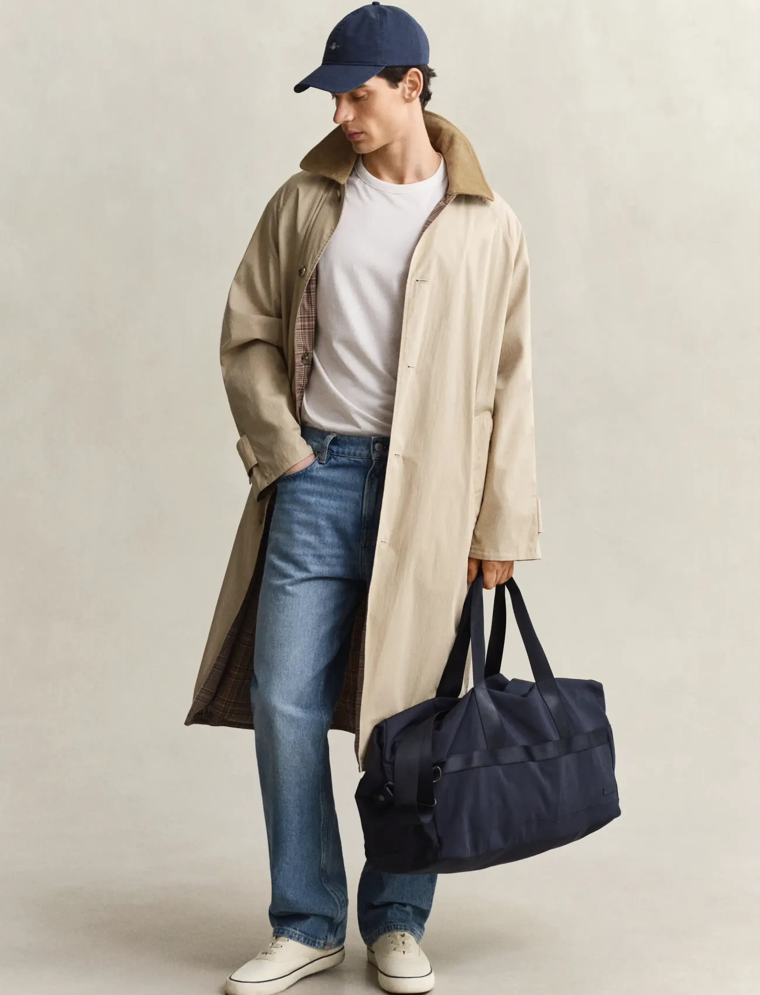 Gant ESSENTIAL DUFFLE BAG - Weekender - EVENING BLUE / navy