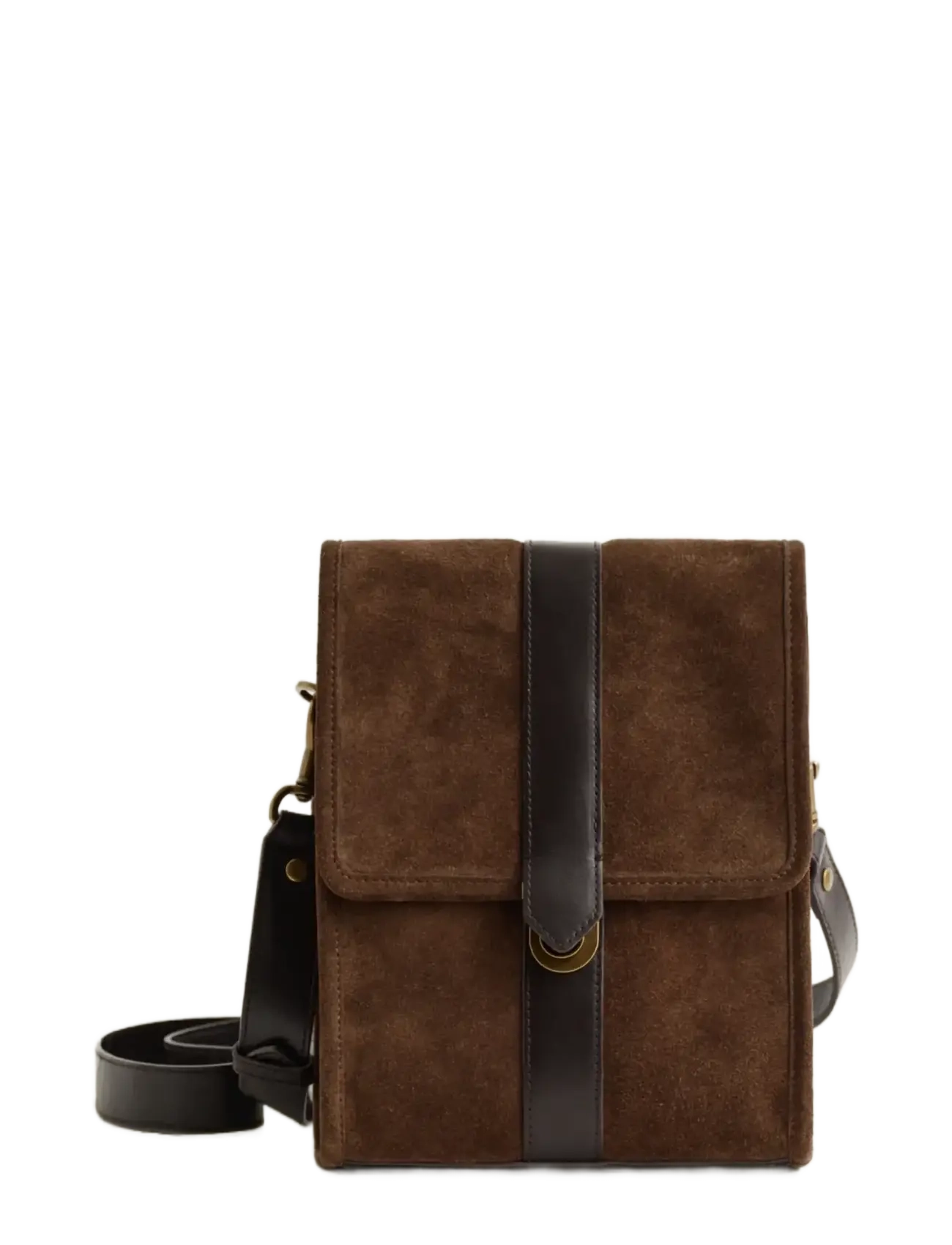 Gant SUEDE SHOULDER BAG - Inspiration - SOIL BROWN / brown