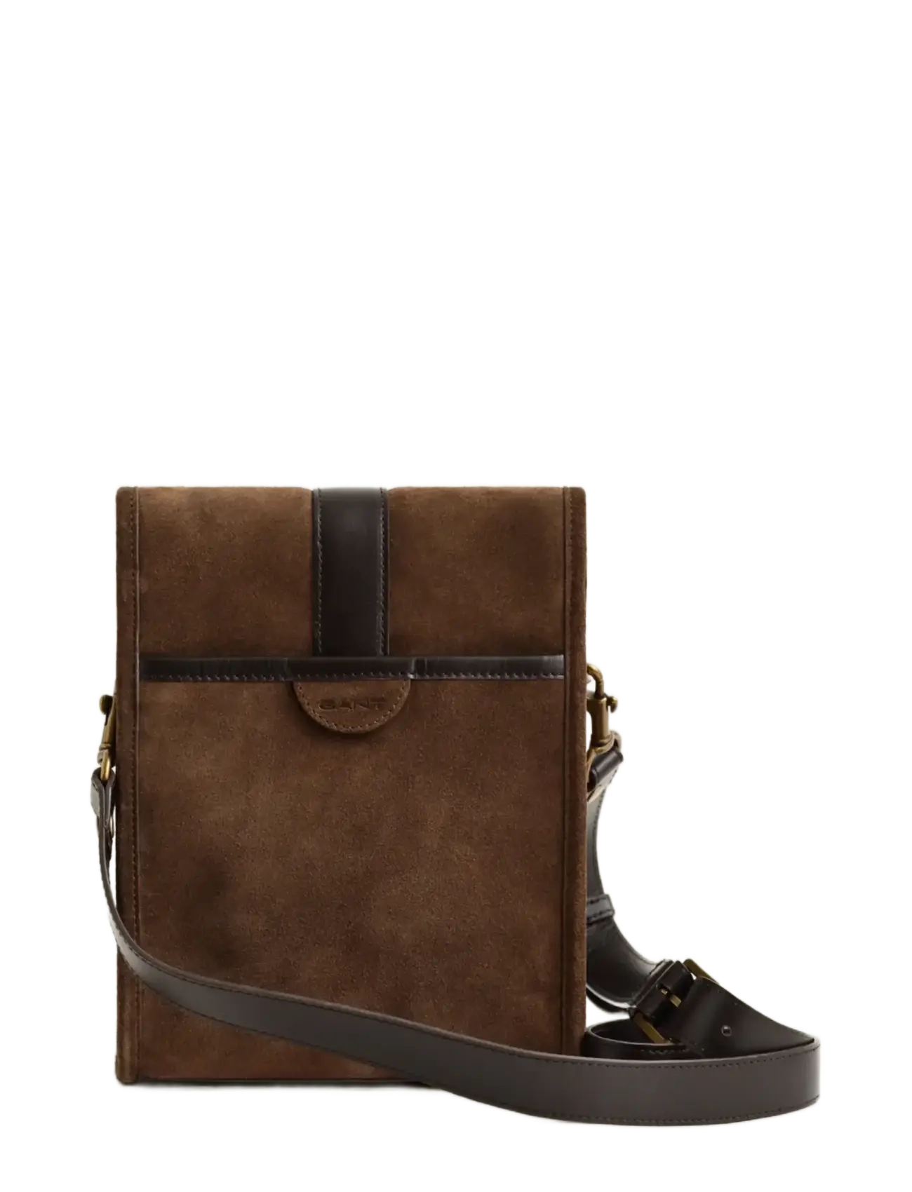 Gant - SUEDE SHOULDER BAG - soil brown - 1