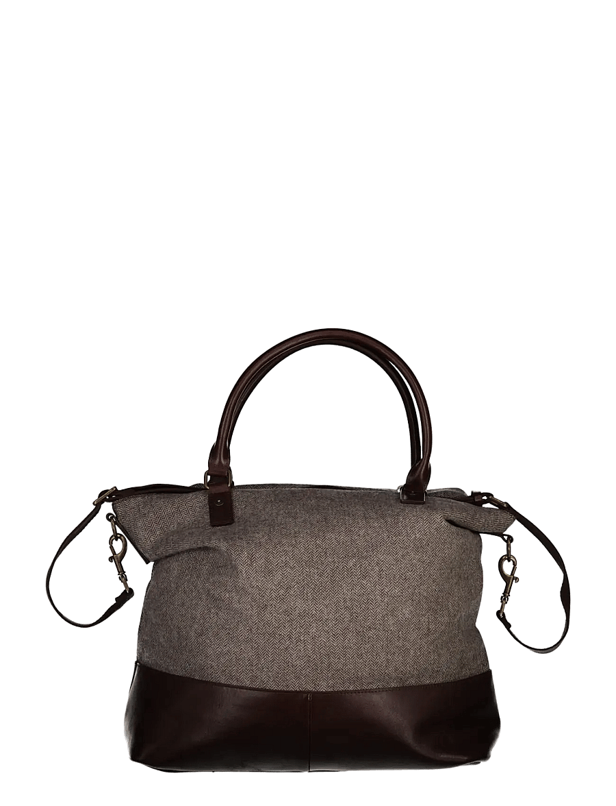 Gant - WOOL TOTE BAG - nach anlass kaufen - mist taupe - 0