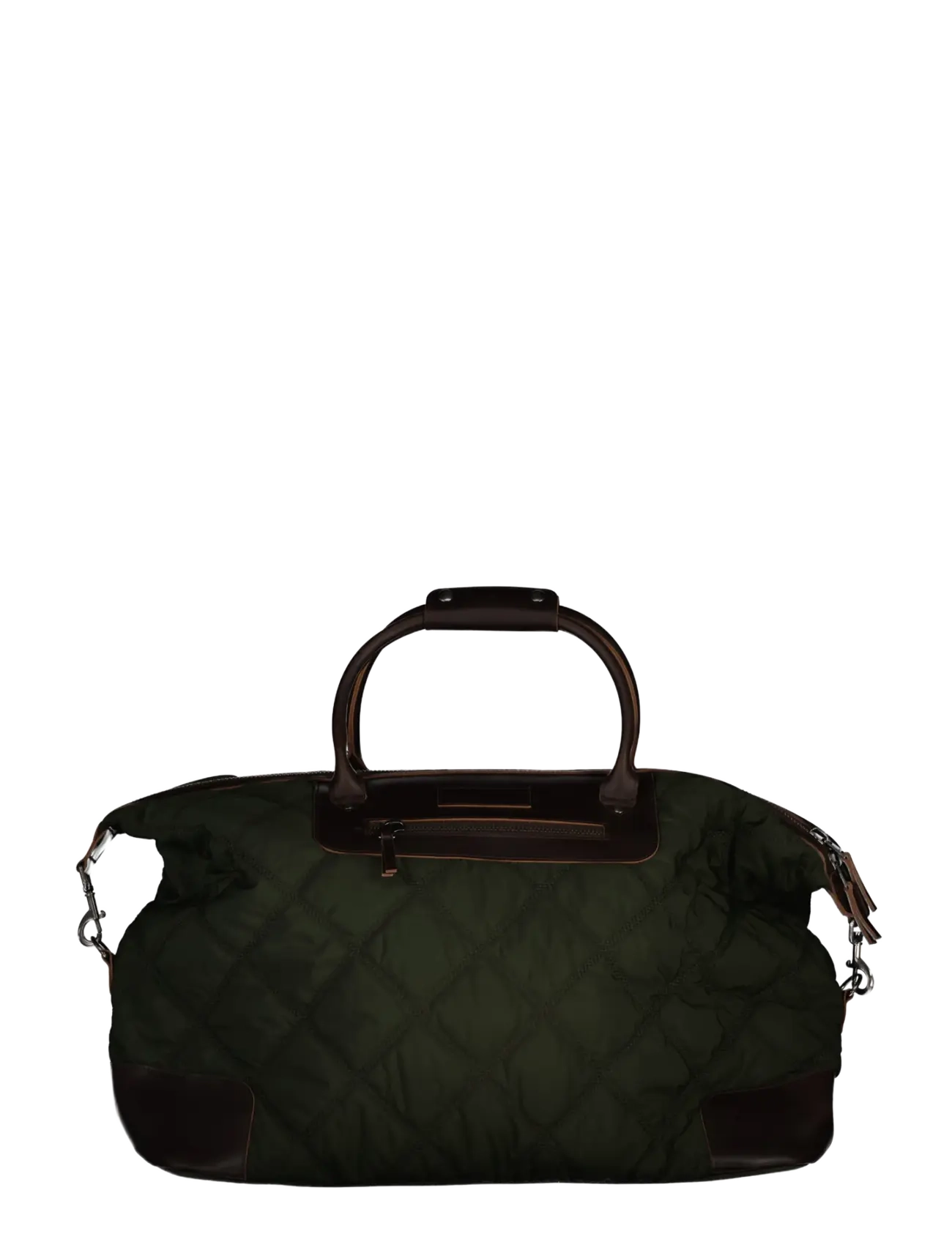 Gant QUILTED DUFFLE BAG - Kelioniniai krepšiai - DARK MOSS GREEN / green