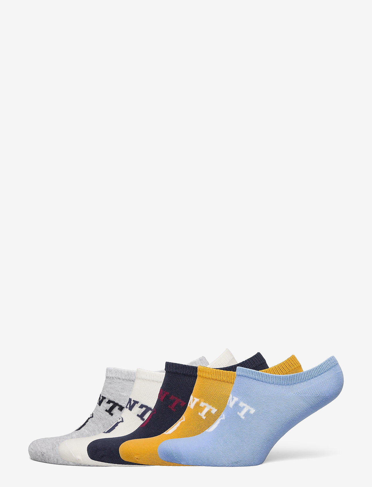 GANT - D2. BANNER SNEAKER SOCKS 5-PACK - evening blue - 0