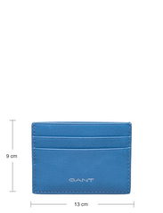 GANT - UNISEX. LEATHER CARD HOLDER - card holders - day blue - 3