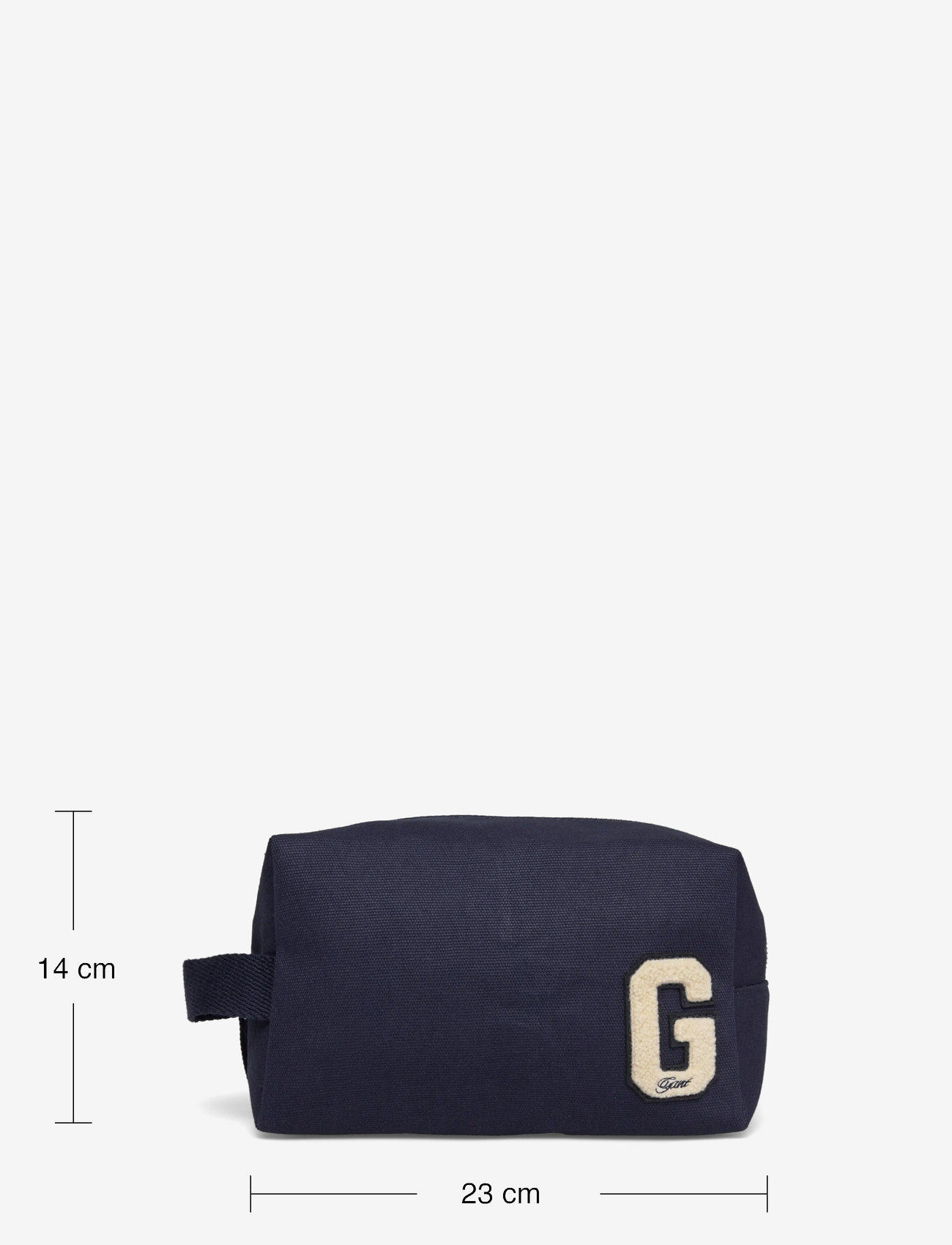 GANT - G BADGE COTTON CANVAS WASHBAG - evening blue - 3