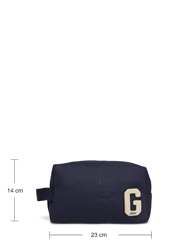 GANT - G BADGE COTTON CANVAS WASHBAG - evening blue - 3