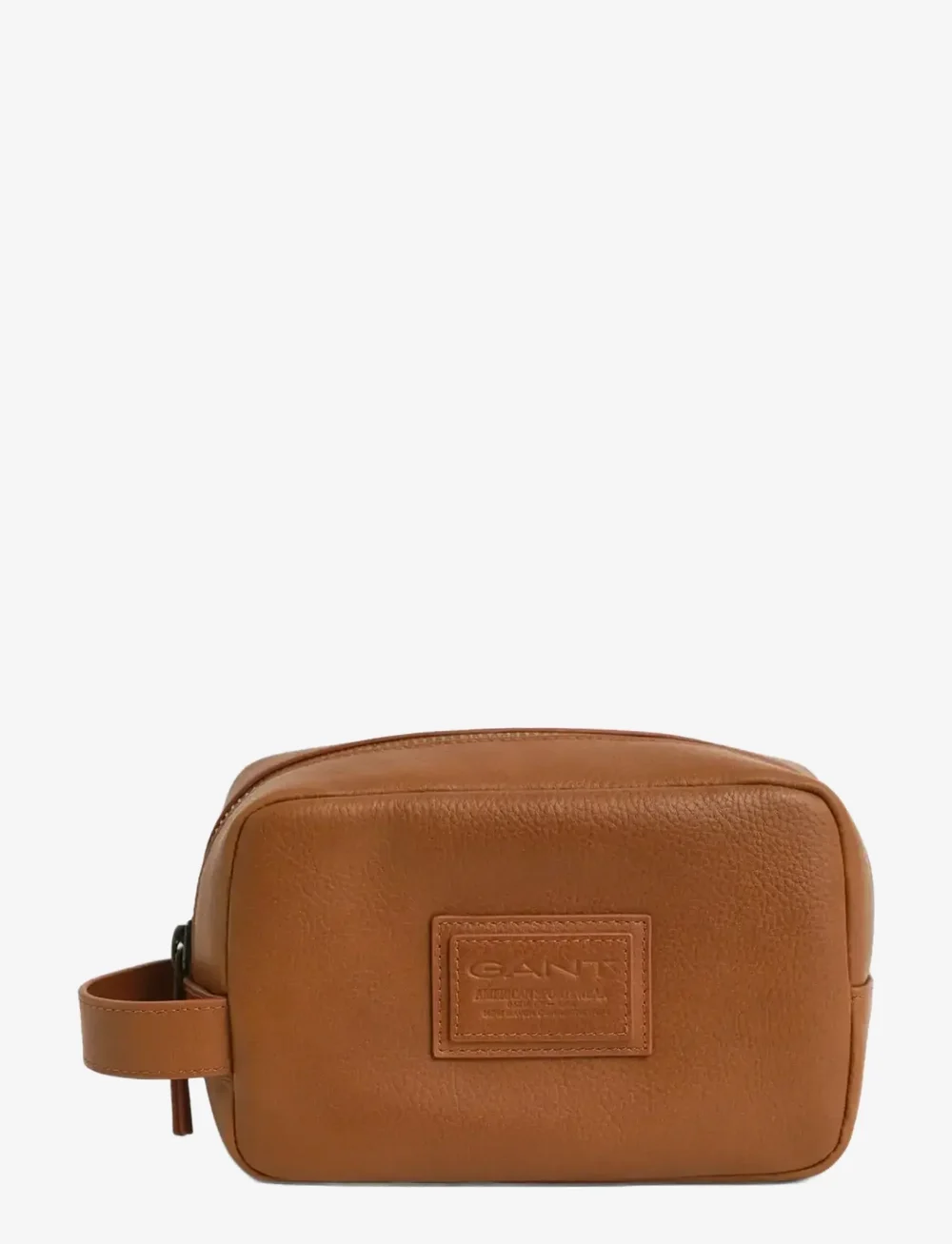 GANT - LEATHER WASHBAG - shop efter anledning - cognac - 0