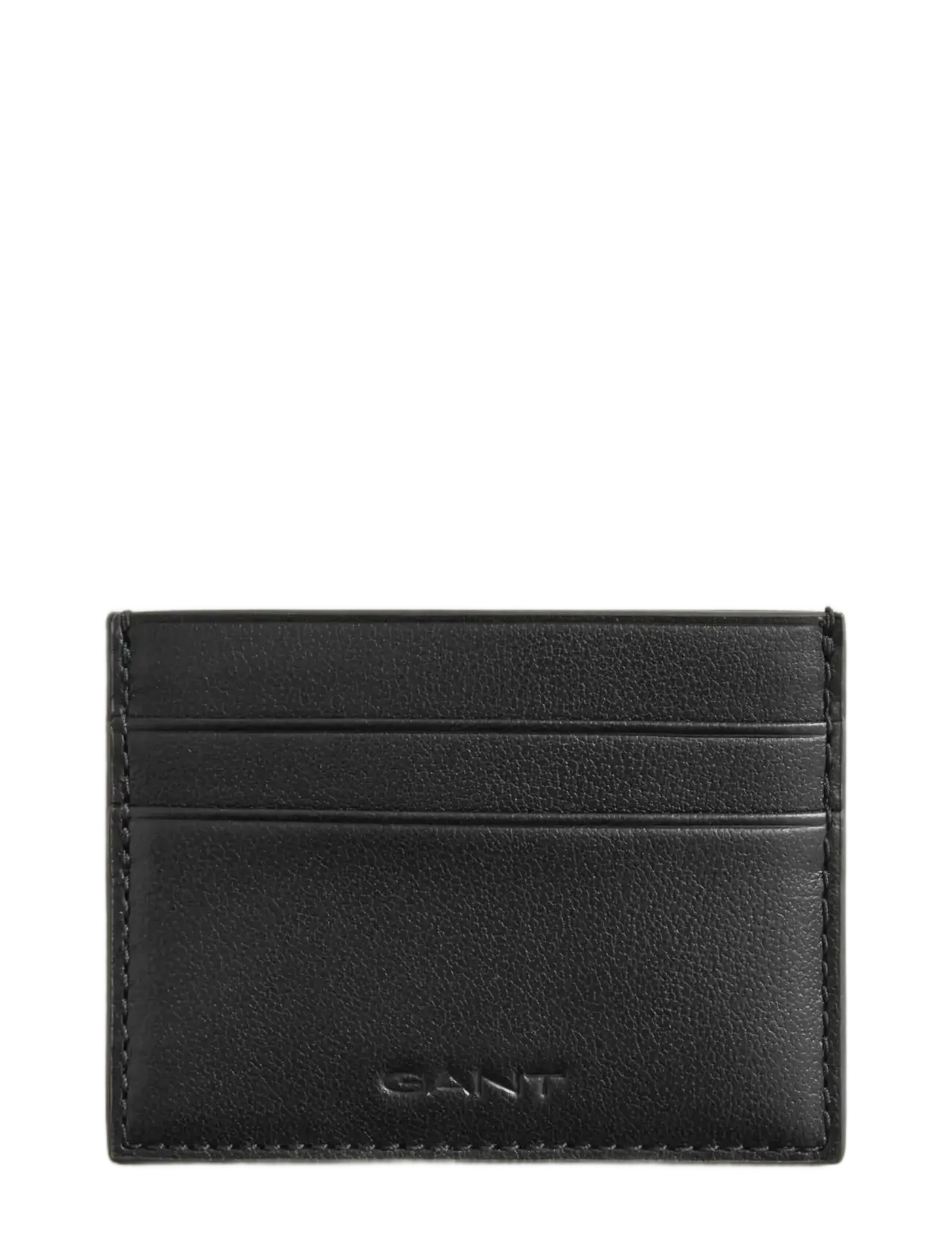 Gant LEATHER CARD HOLDER - Gant - BLACK / black