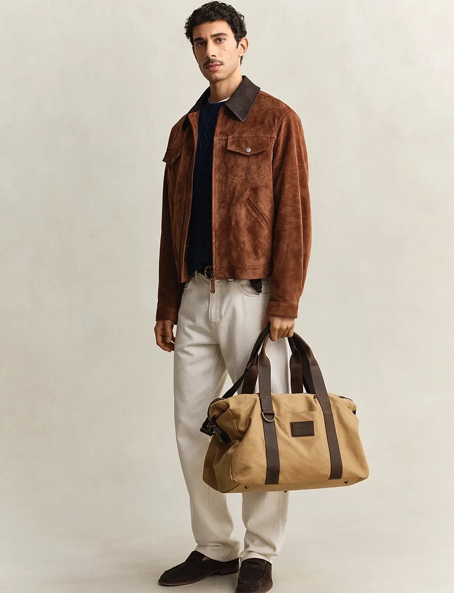 Gant - MODERN PREMIUM DUFFLE BAG - shoppa efter tillfälle - warm khaki - 0