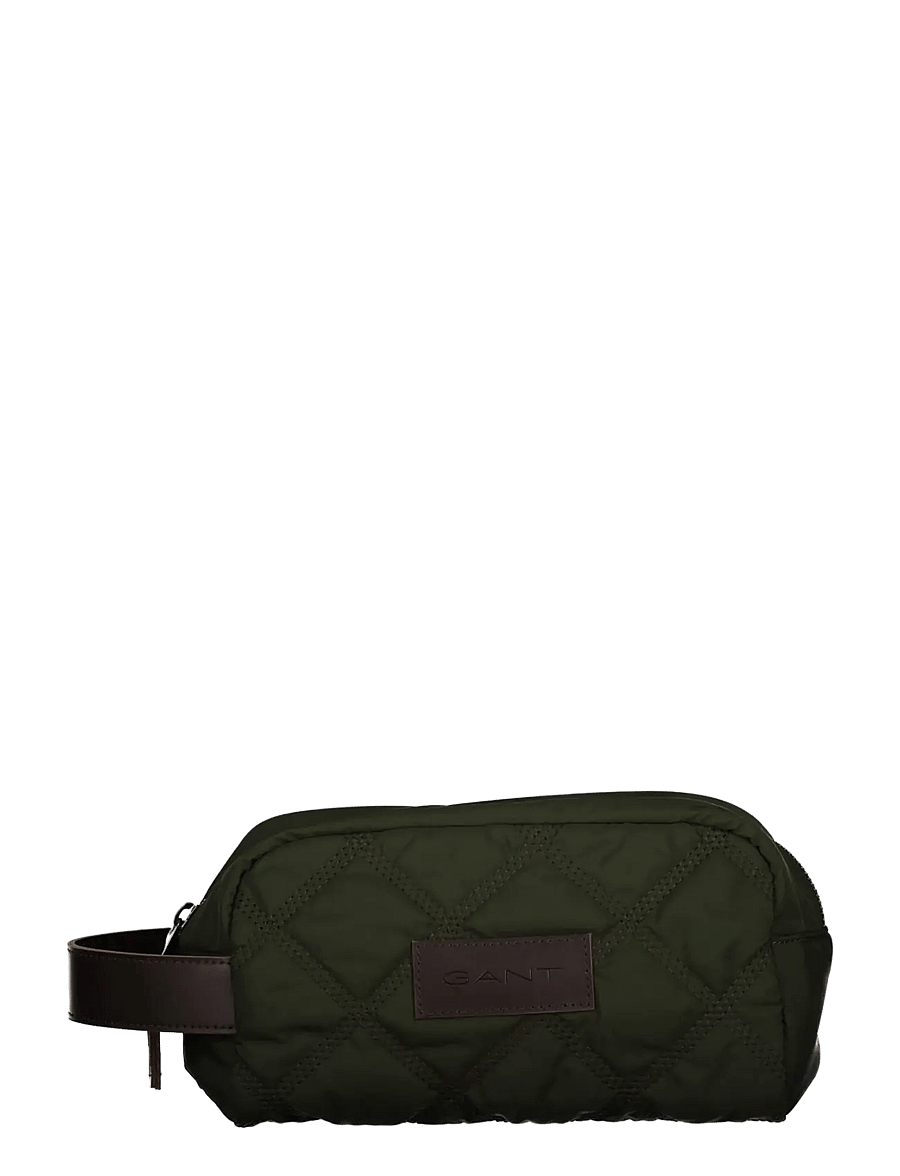 Gant - QUILTED WASHBAG - shop by occasion - dark moss green - 0