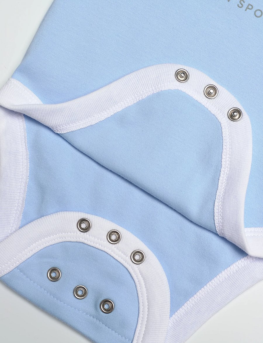 Gant Kids - SS Romper and Hat Set - ensembles avec body - sky blue - 3