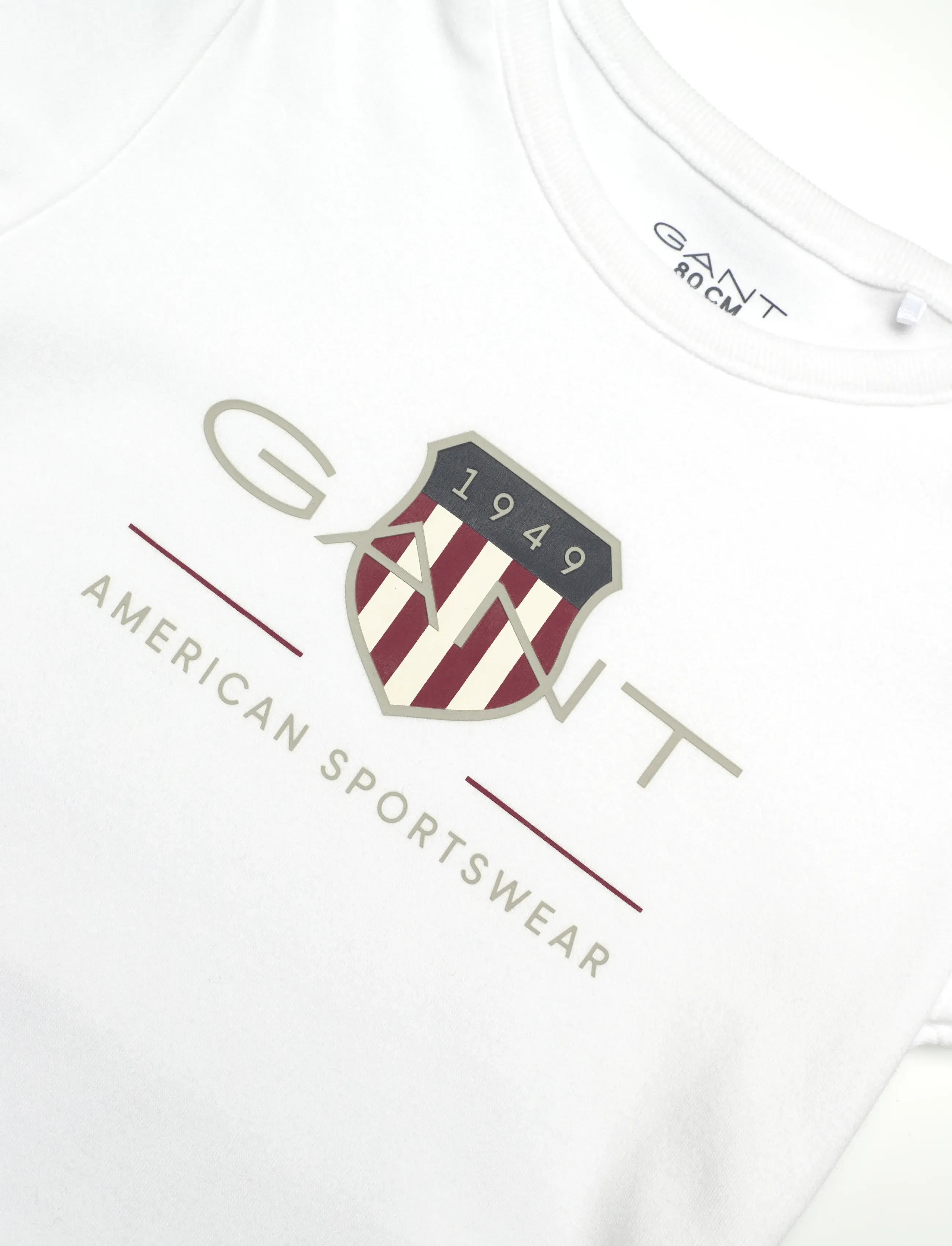 Gant Kids - SS Romper and Hat Set - sett með samfellu - white - 2