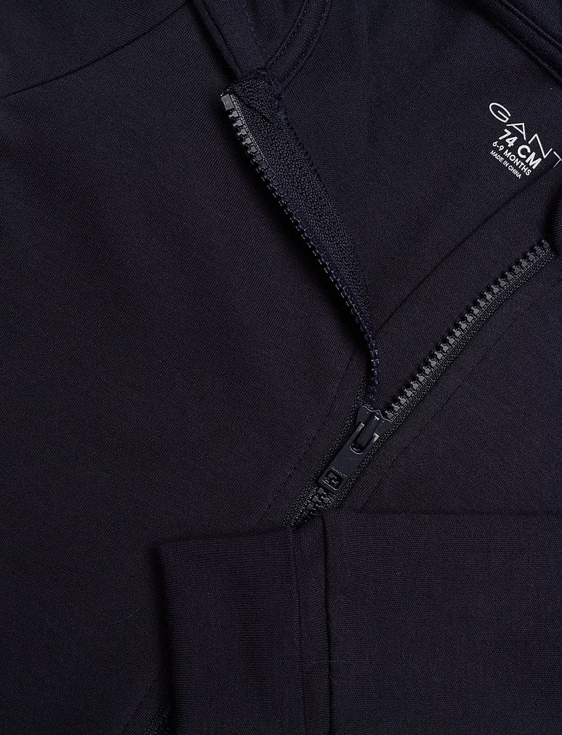 Gant Kids - LS Hooded Sleepsuit - magamiskombinesoonid - evening blue - 2