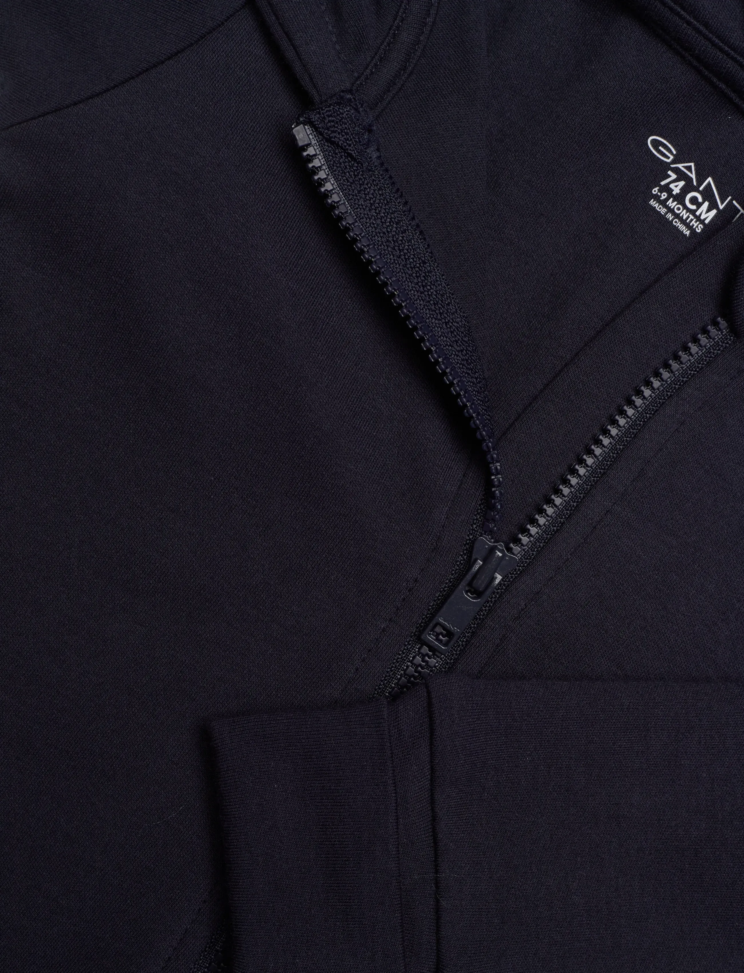 Gant Kids - LS Hooded Sleepsuit - unihaalarit - evening blue - 2