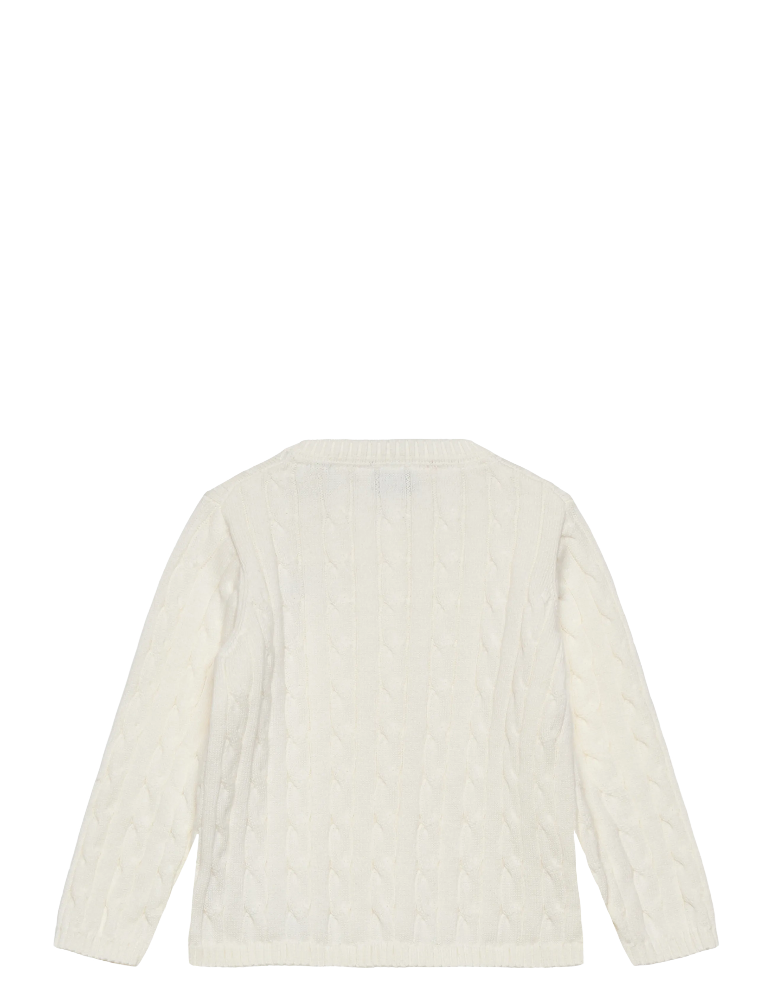 Gant Kids - Shield Cable Knit Cardigan - herbstliche kleidung - white - 1