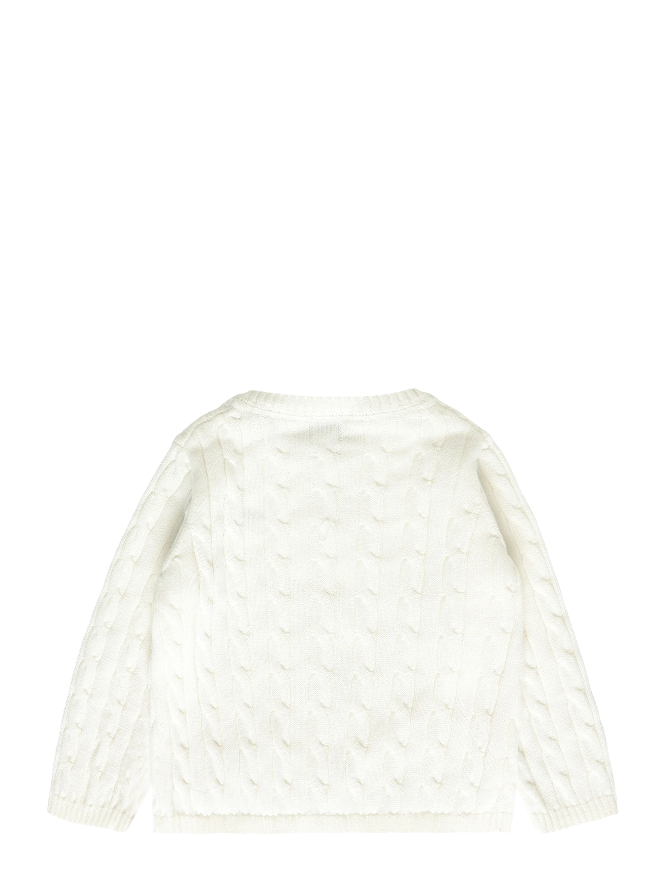Gant Kids - Shield Cable Knit Cardigan - kardiganid - white - 1