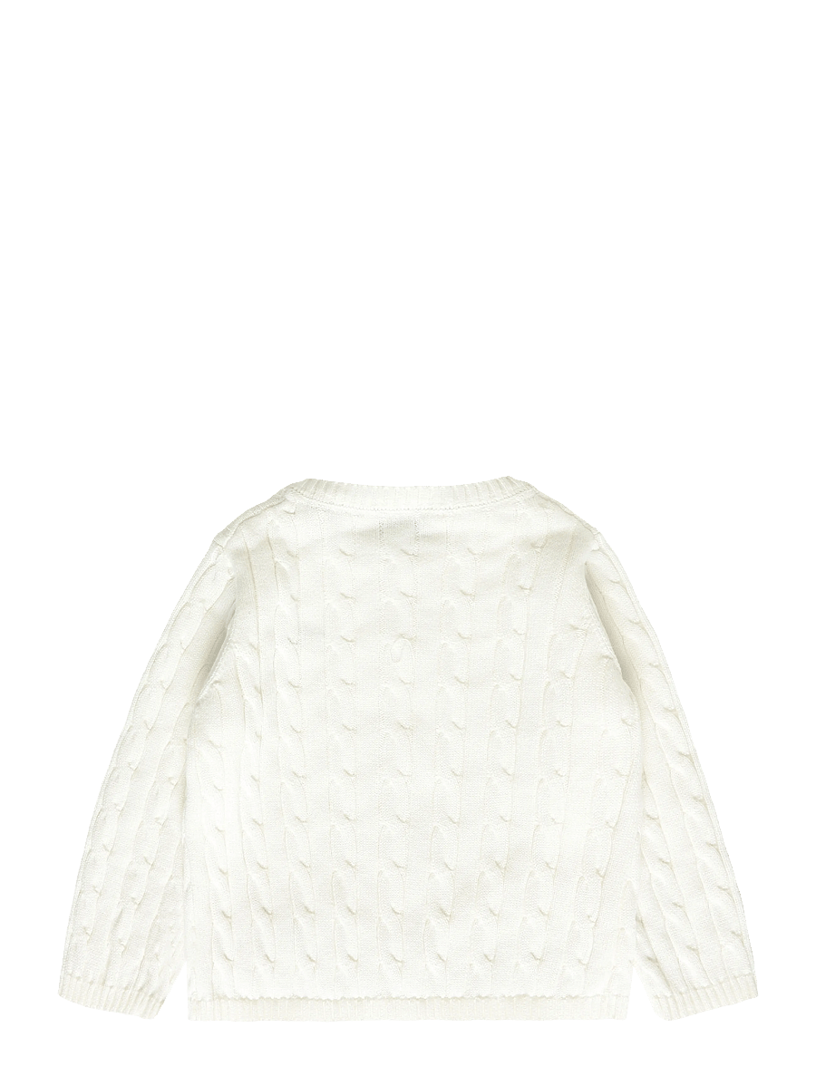 Gant Kids - Shield Cable Knit Cardigan - kardiganid - white - 1