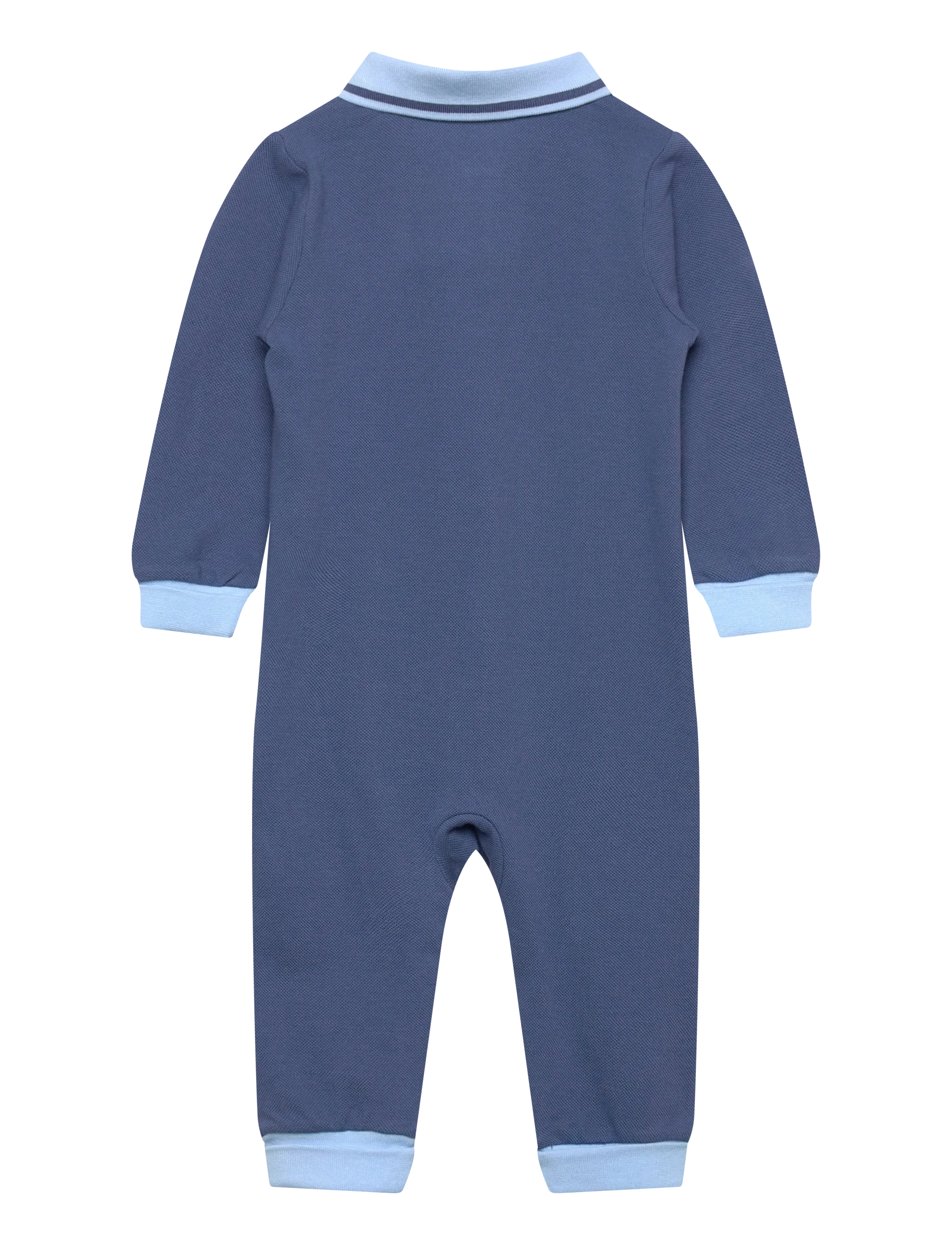 Gant Kids - Polo Collar Romper - jumpsuits - salty sea - 1