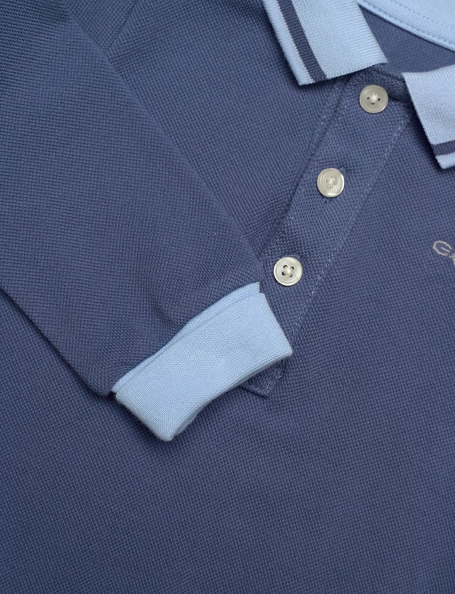 Gant Kids - Polo Collar Romper - osta vanuse järgi - salty sea - 2