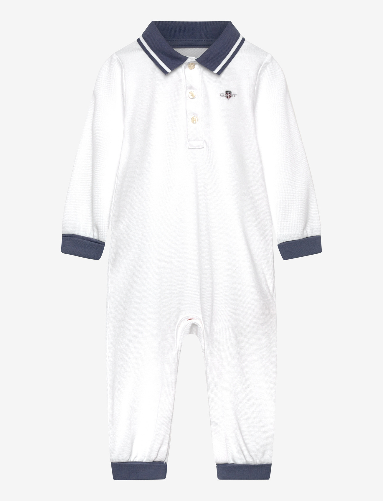 Gant Kids - Polo Collar Romper - white - 0