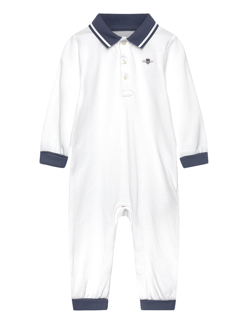 Gant Kids - Polo Collar Romper - white - 0