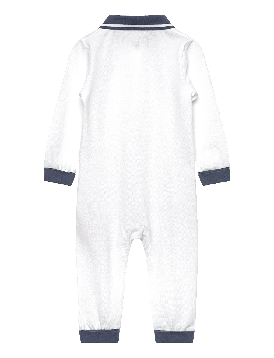 Gant Kids - Polo Collar Romper - jumpsuits - white - 1
