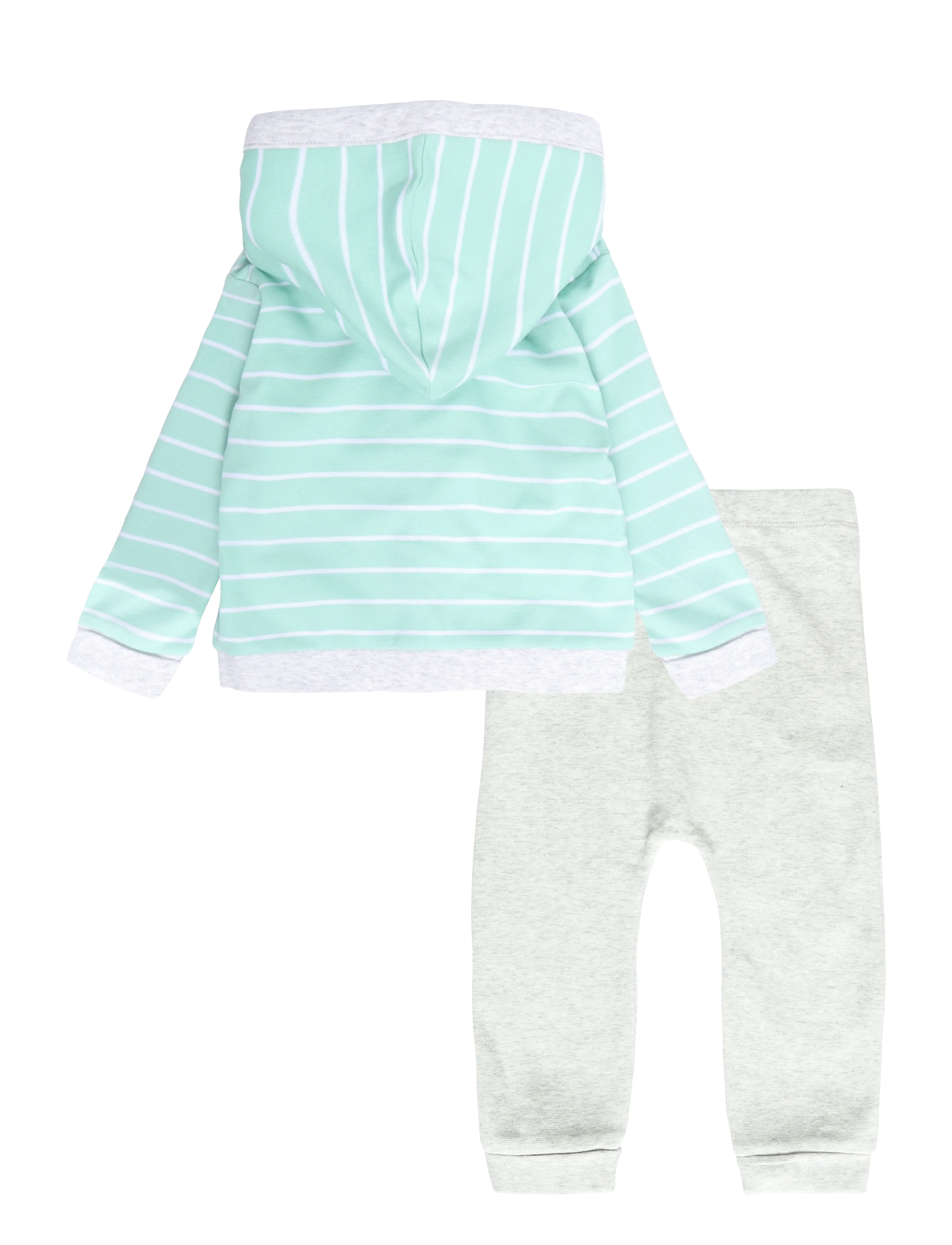 Gant Kids - Button Up Hoodie and Legging Set - washed turquoise - 1
