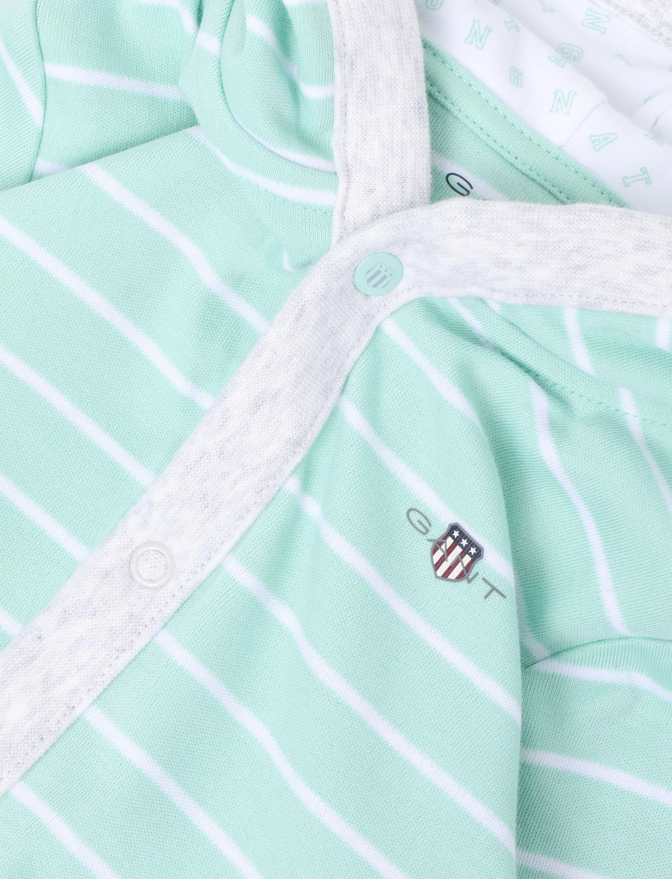 Gant Kids - Button Up Hoodie and Legging Set - washed turquoise - 2