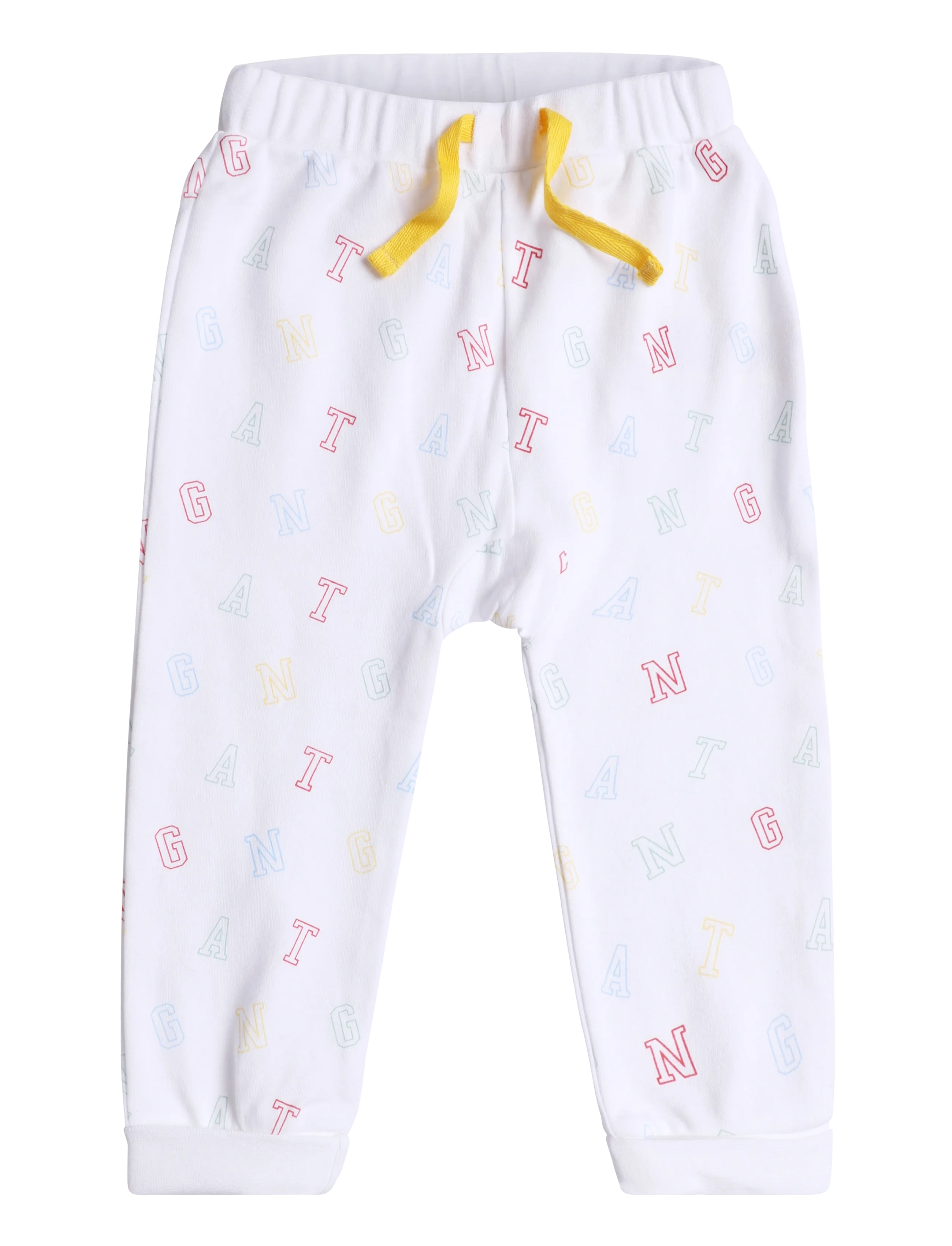 Gant Kids - Printed Crew and Jog Set - white - 2