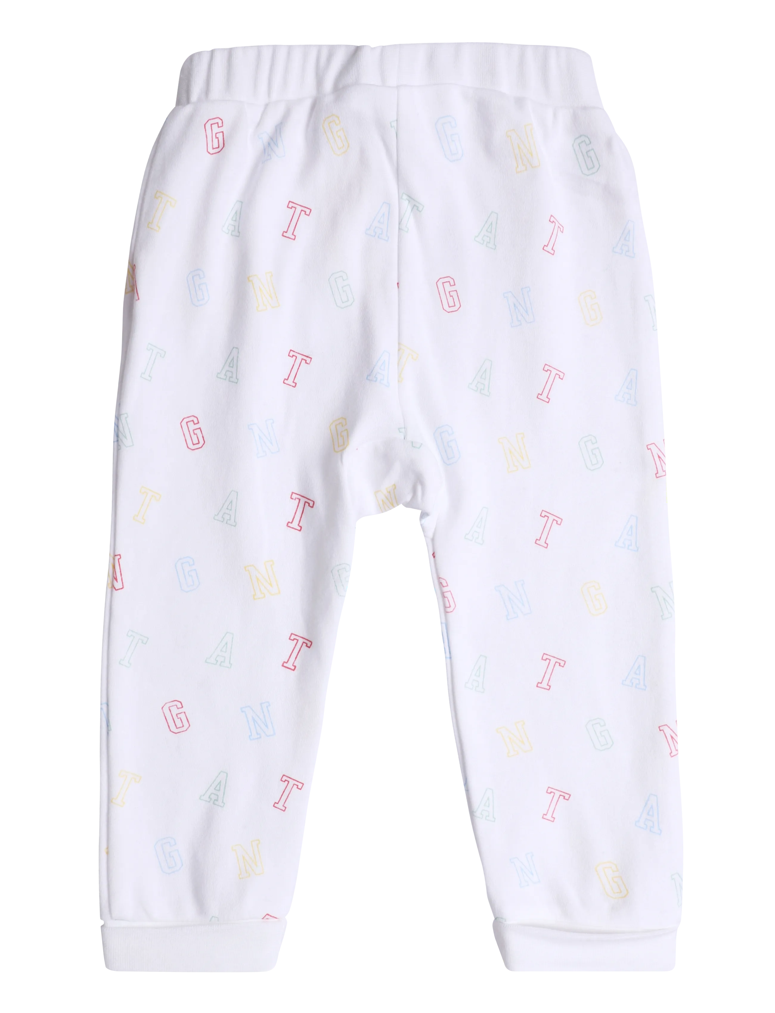 Gant Kids - Printed Crew and Jog Set - white - 3