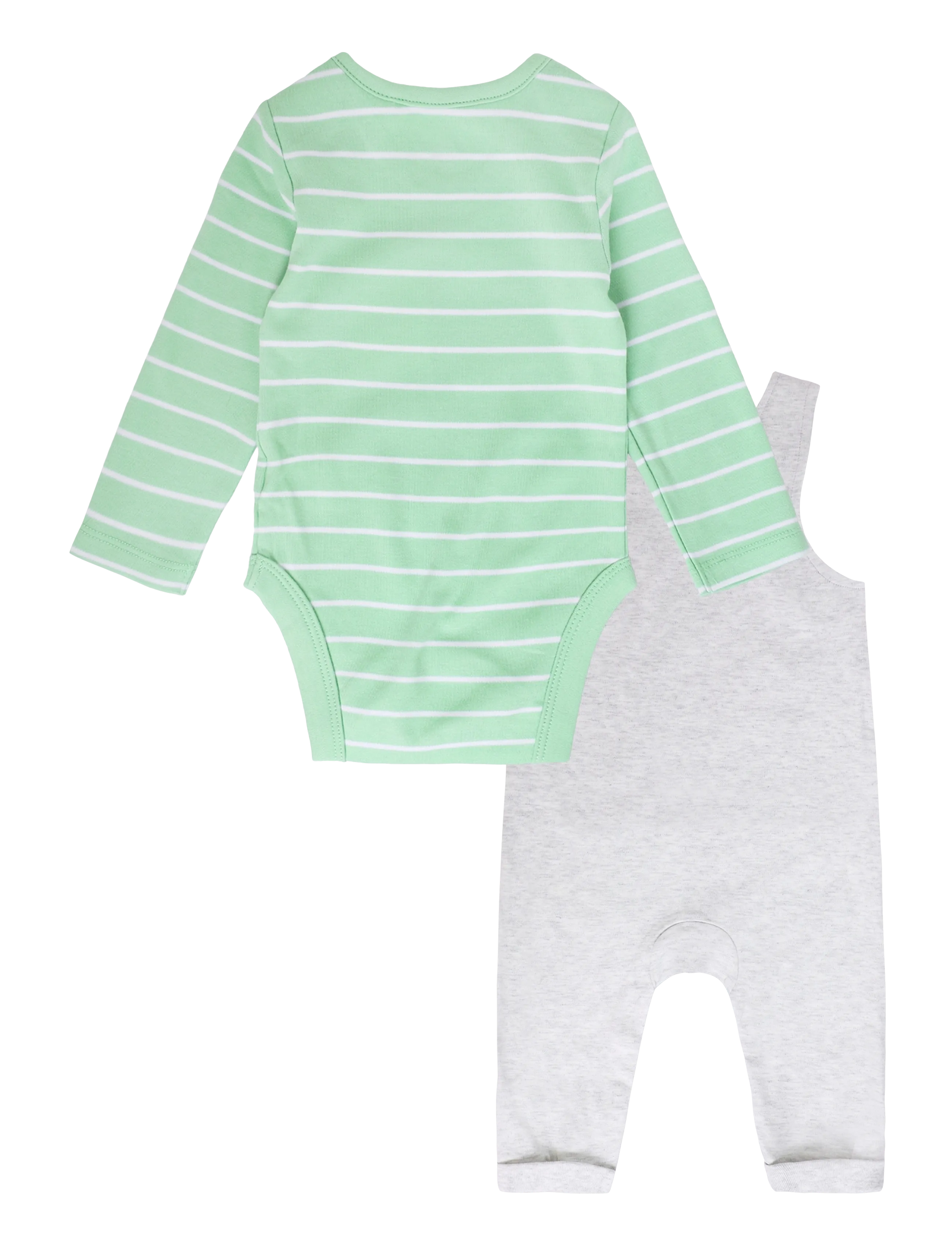 Gant Kids - Dungaree and Romper Set - light grey melange - 1