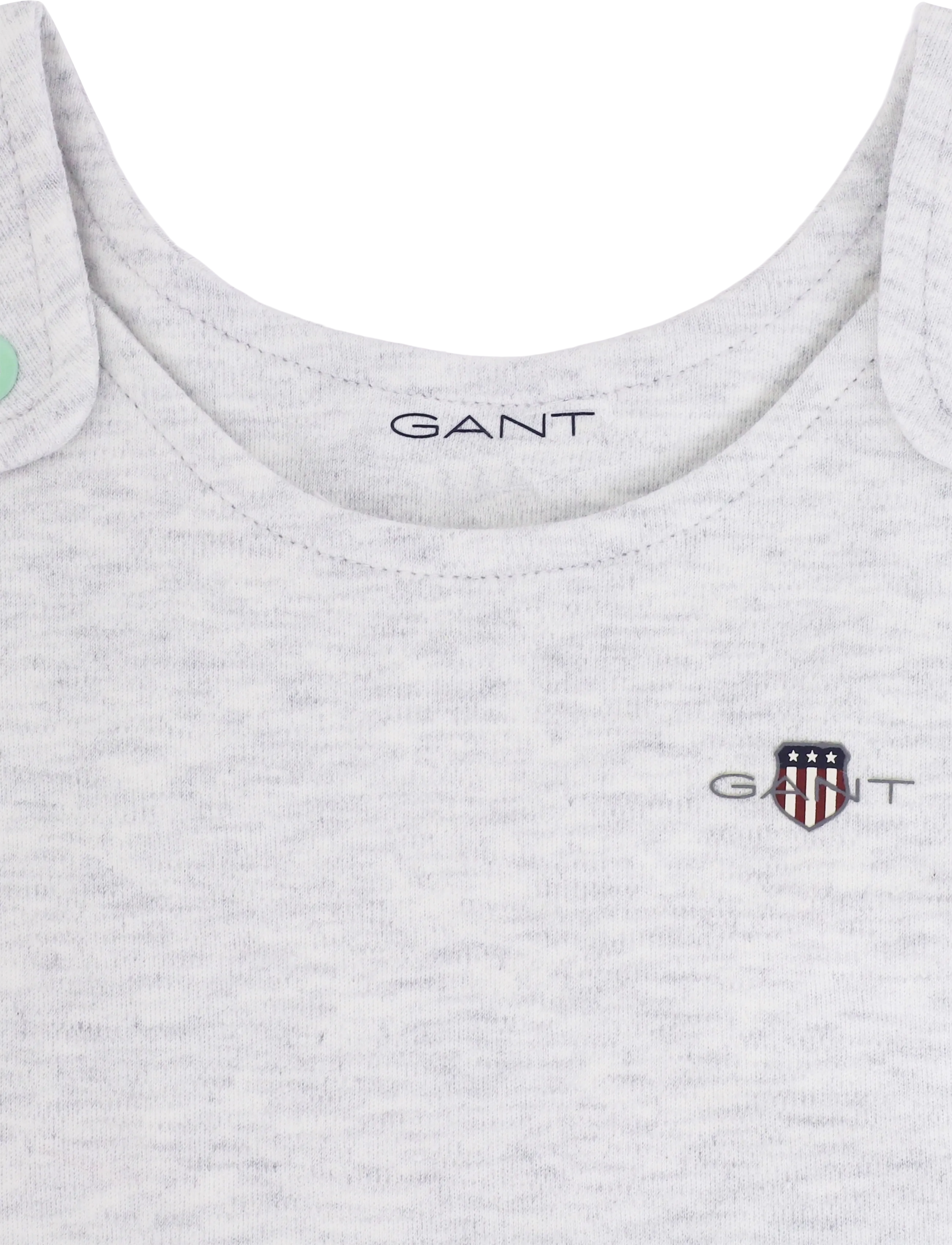 Gant Kids - Dungaree and Romper Set - light grey melange - 3