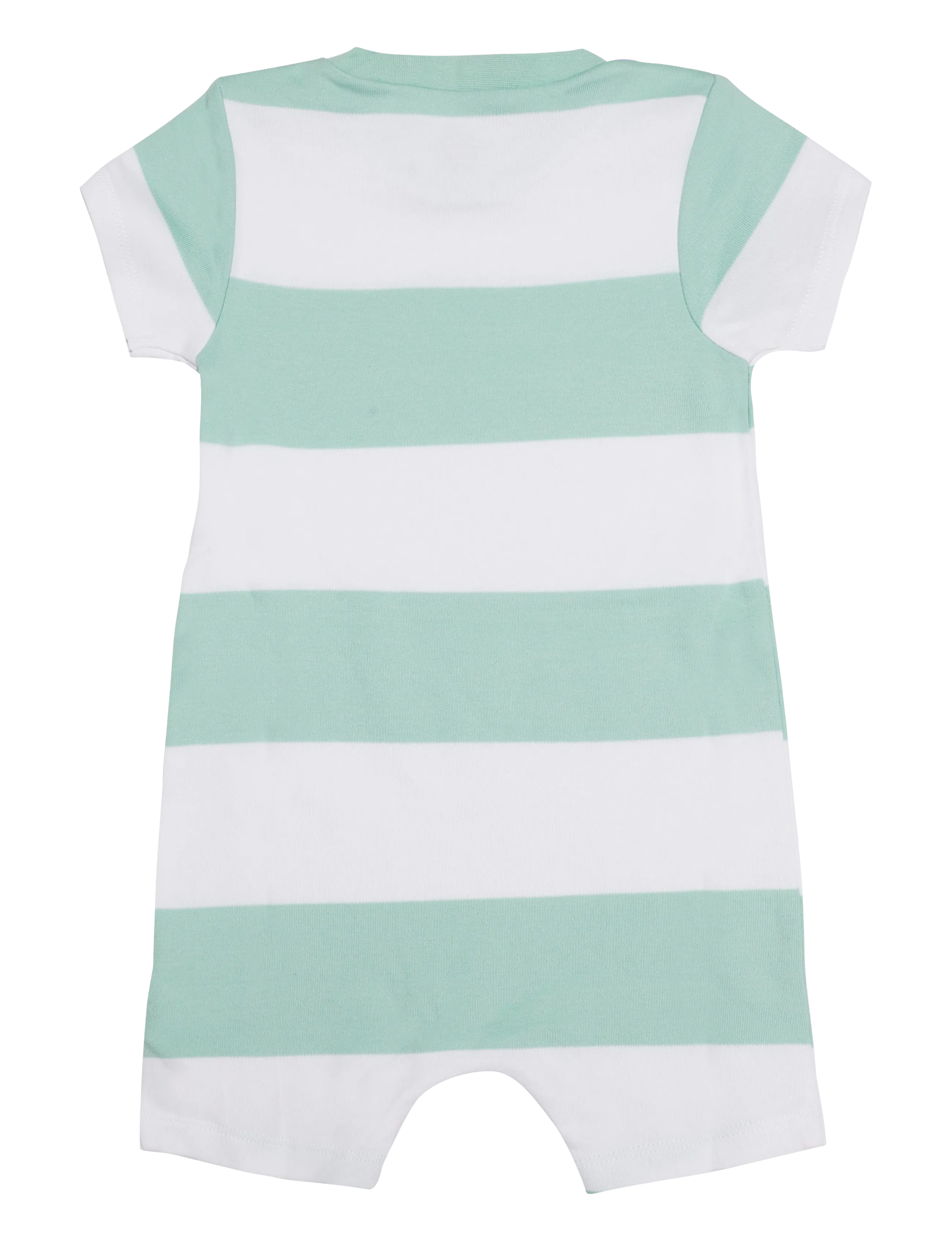 Gant Kids - Striped SS Romper - buksedragter - washed turquoise - 1