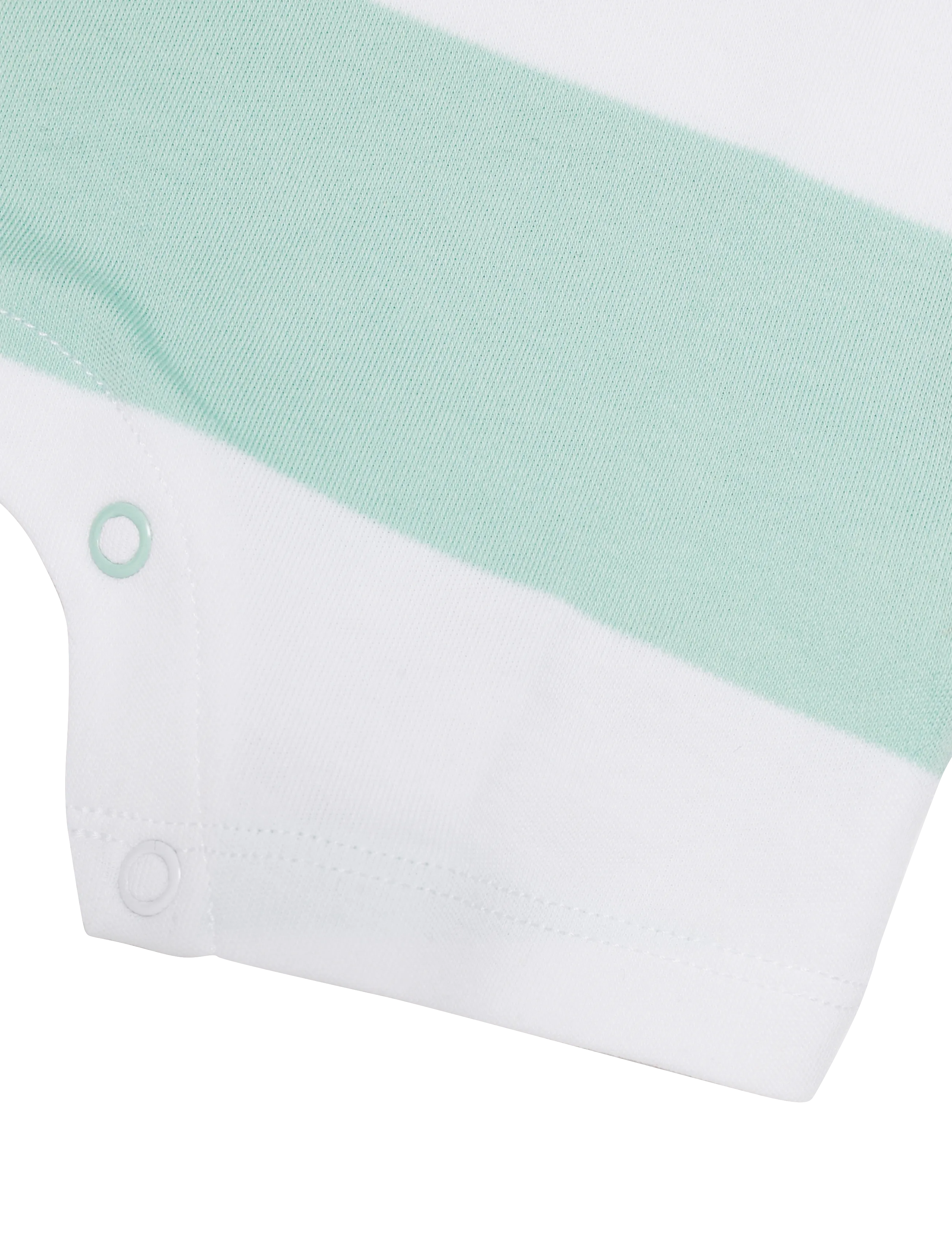 Gant Kids - Striped SS Romper - buksedragter - washed turquoise - 3
