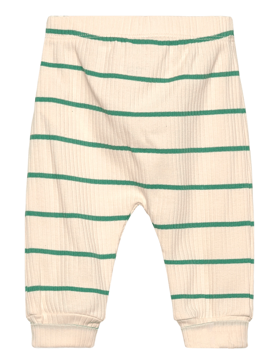 Gant Kids - Crew and Striped Legging Set - komplektid pikkade varrukatega t-särgiga - early green - 3