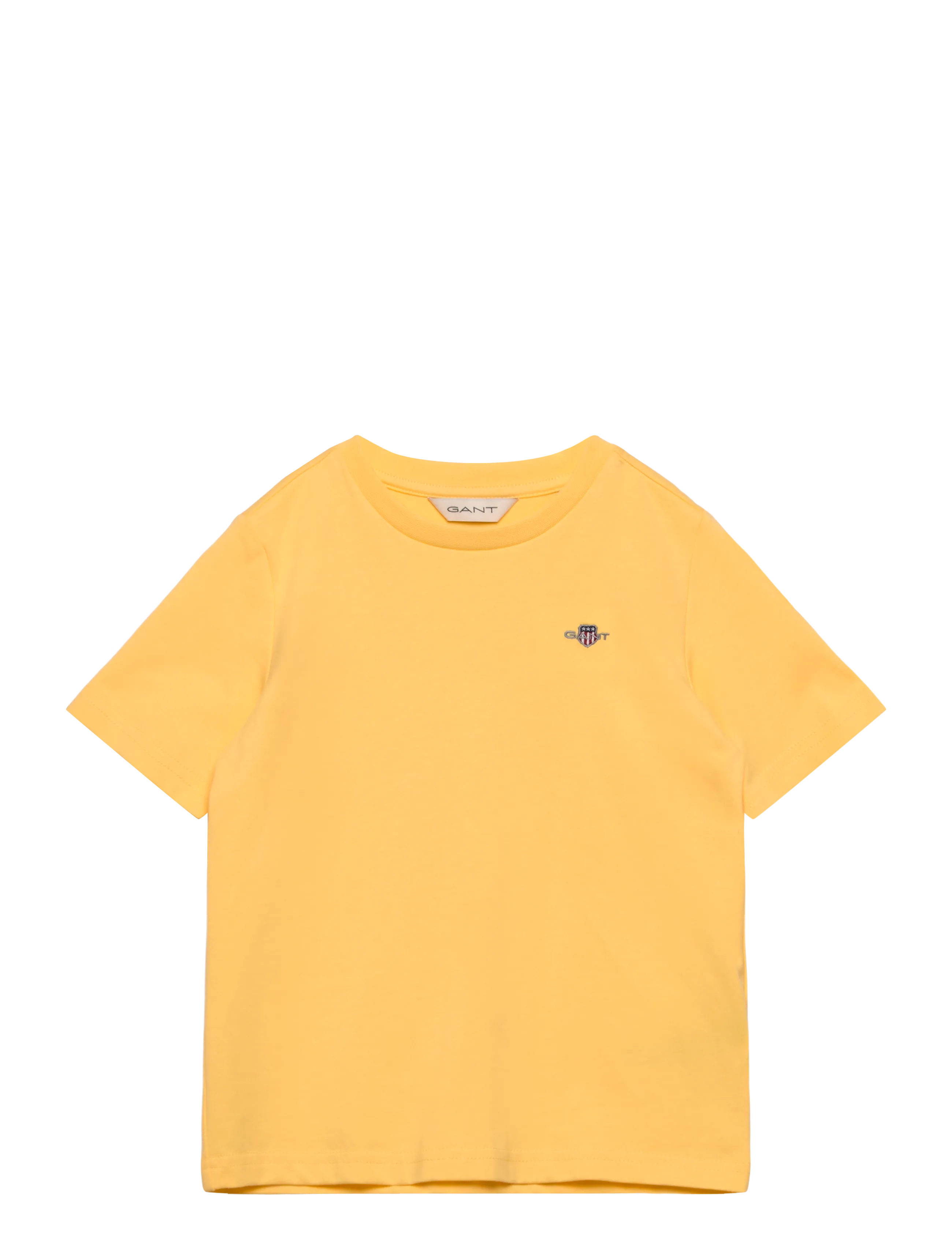 Gant Kids Shield SS T-Shirt - Oberteile & T-Shirts - BANANA YELLOW / yellow