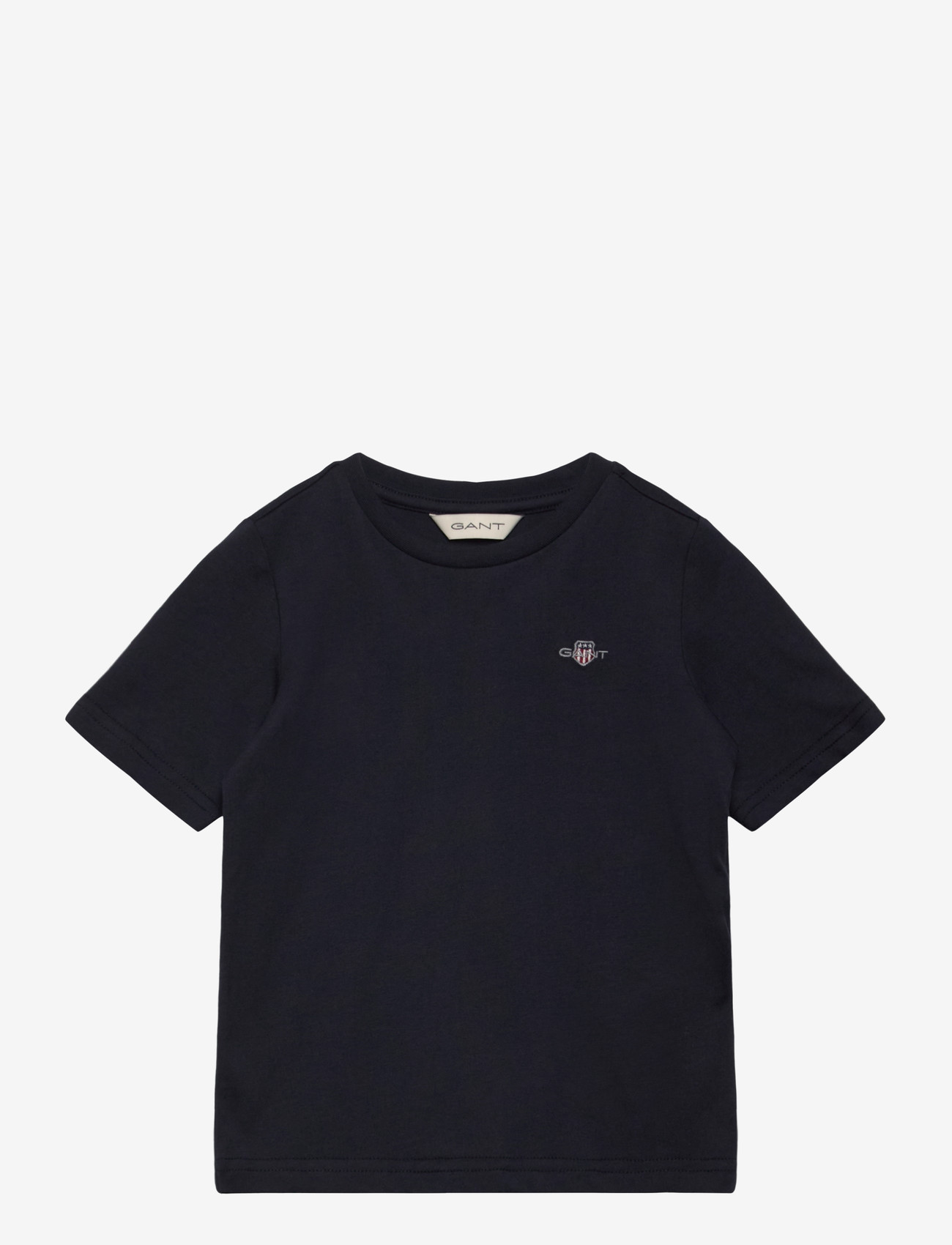 Gant Kids - Shield SS T-Shirt - kortærmede t-shirts - evening blue - 0