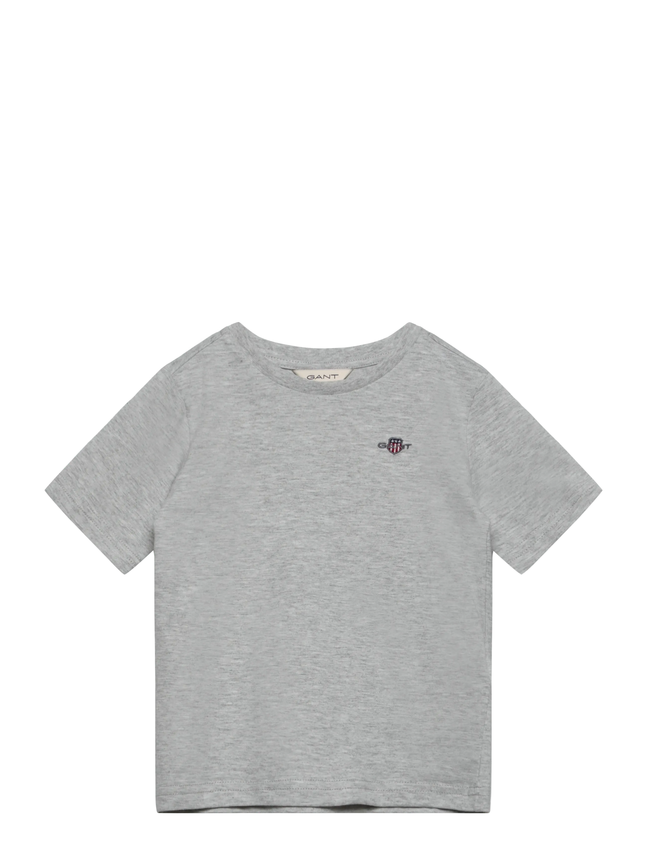 Gant Kids Shield Ss T-Shirt, 116, T-shirts, Grau - Short-sleeved, Kinder